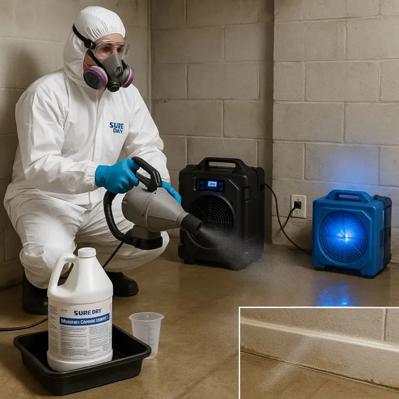 Sanitization and Odor Removal process in Waterloo, IN